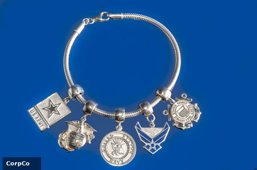 This bracelet is one of many examples of a military family member's journey.