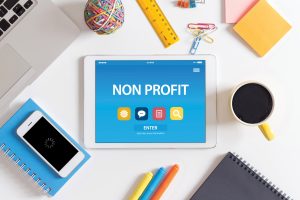 Business Owner Ordering Non-Profit Corporation Formation online with tablet